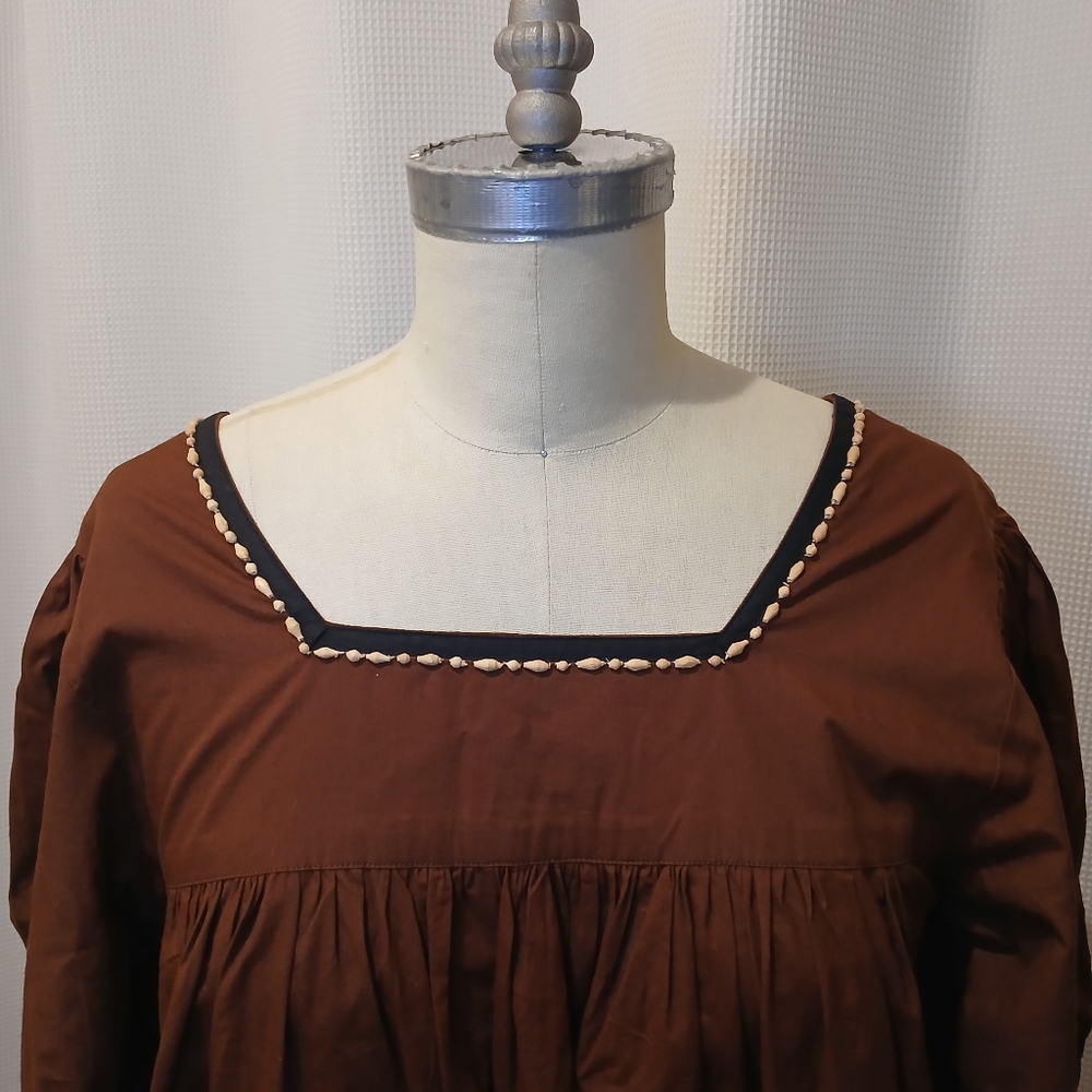 Vintage Cotton Dress Size M - Picture 2 of 8